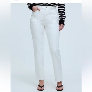Madewell White Denim Jeans